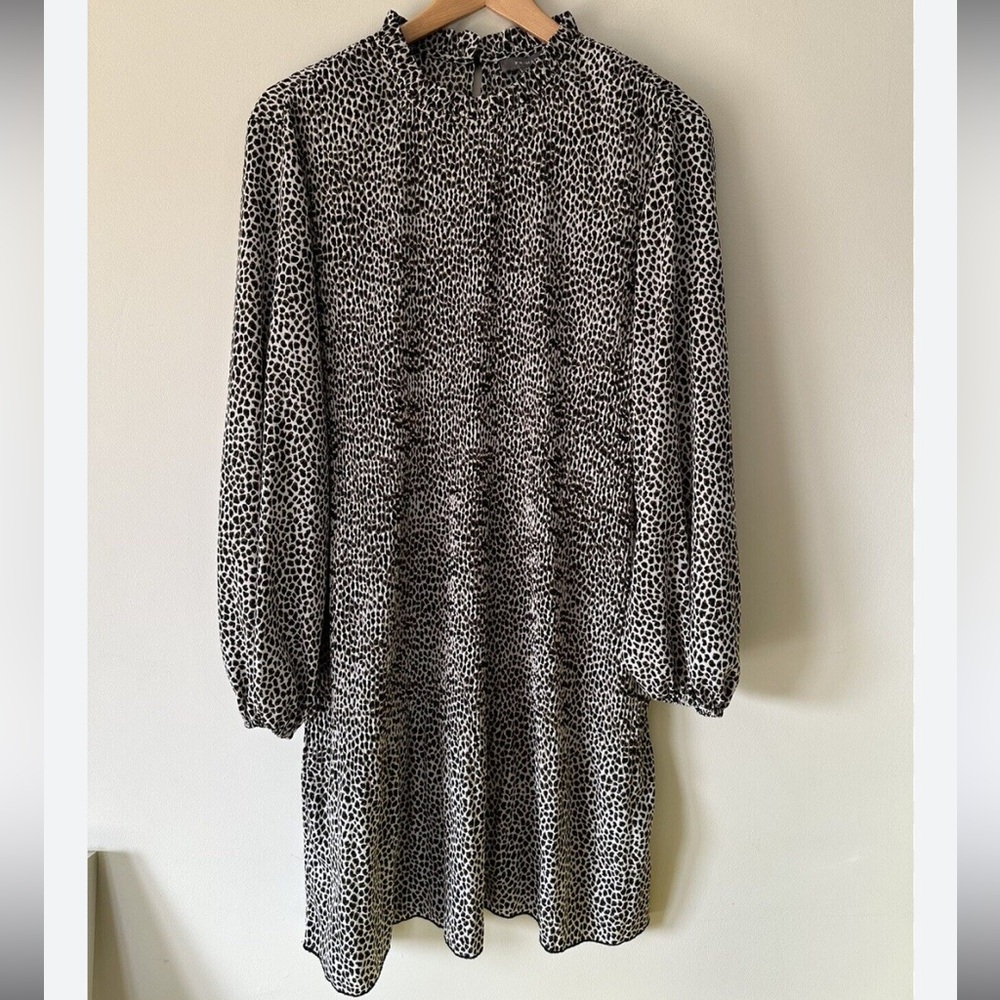 Primark Animal Print Leopard Pleated Dress